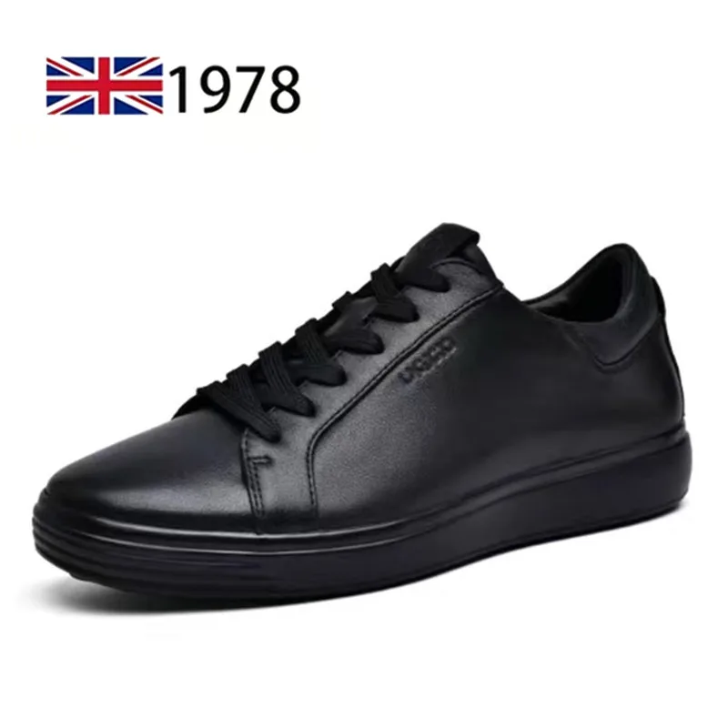 High-end Genuine Leather Men Shoes Soft trend Business Sneakers Men Fashion Sports Shoes For Men zapatillas hombre 2