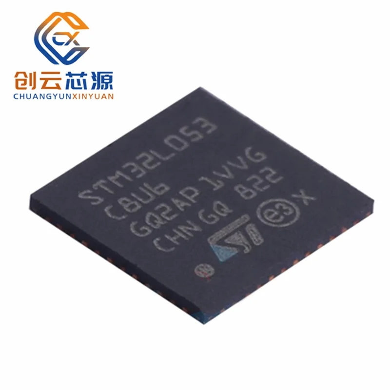 

1pcs New 100% Original STM32L053C8U6 Integrated Circuits Operational Amplifier Single Chip Microcomputer UFQFPN-48