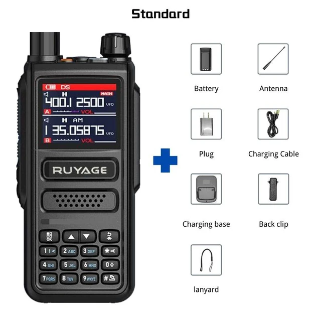 Ruyage-estación de Radio bidireccional Amateur, Walkie Talkie con