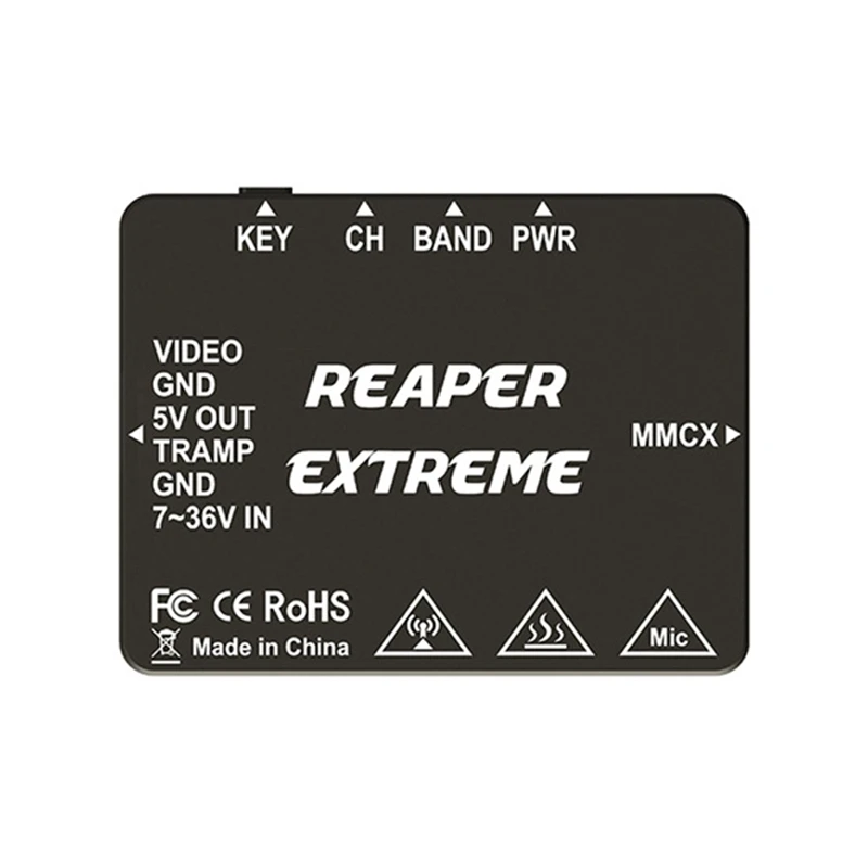 5.8G 2.5W VTX 40CH Video Transmitter Built-In Microphone With MMCX Interface For FPV Long Range Drone