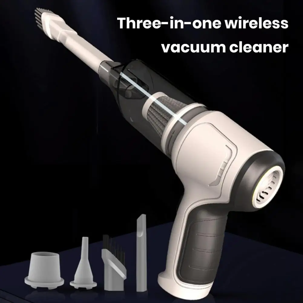 Cordless Car Vacuum Portable Wireless Car Vacuum Cleaner with 9000pa Strong Suction Low Noise Operation Rechargeable for Wet