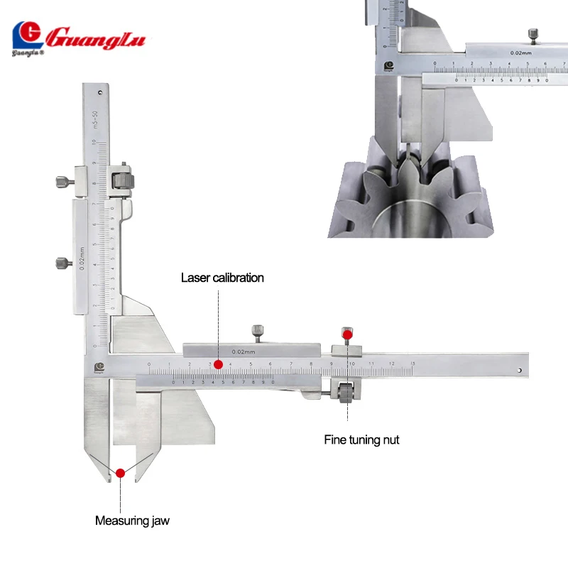 GuanglubrandM550geartoothverniercalipergeartooththickness