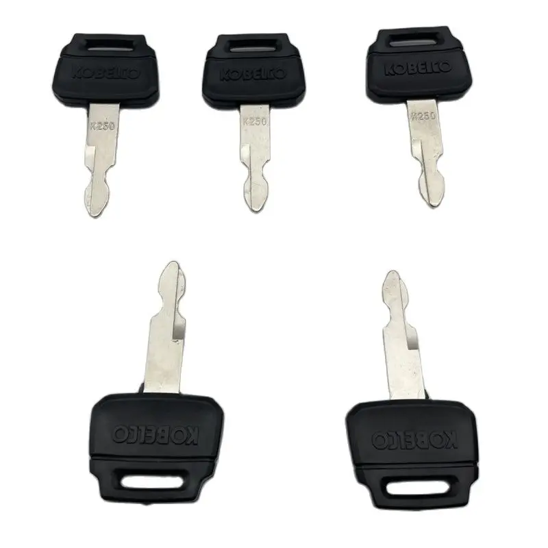 1PCS OEM logo K250 fit Case Kawasaki New Holland for heavy equipment key of 1pcsKobelco excavator