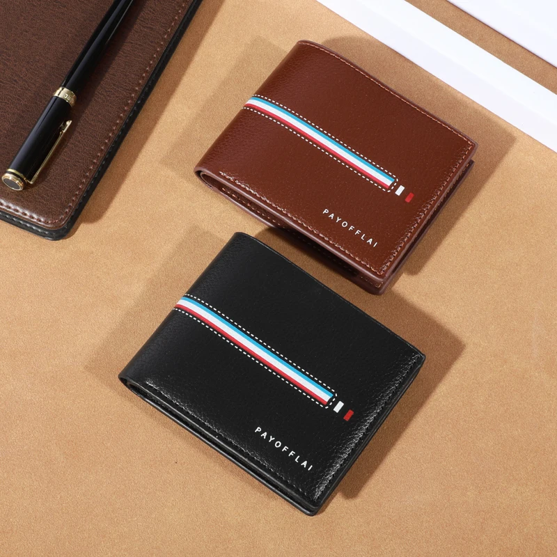 Slim Men's Wallet with Multiple Card Slots Durable and Stylish Accessory for Everyday Use