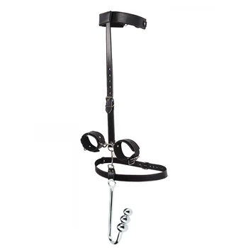 Handcuffs Anal Hook Stainless Steel Sex Collar Gag Adult Game Fetish Bdsm Bondage Restraints Kit Butt Plug Sex Toy For Woman Men 3