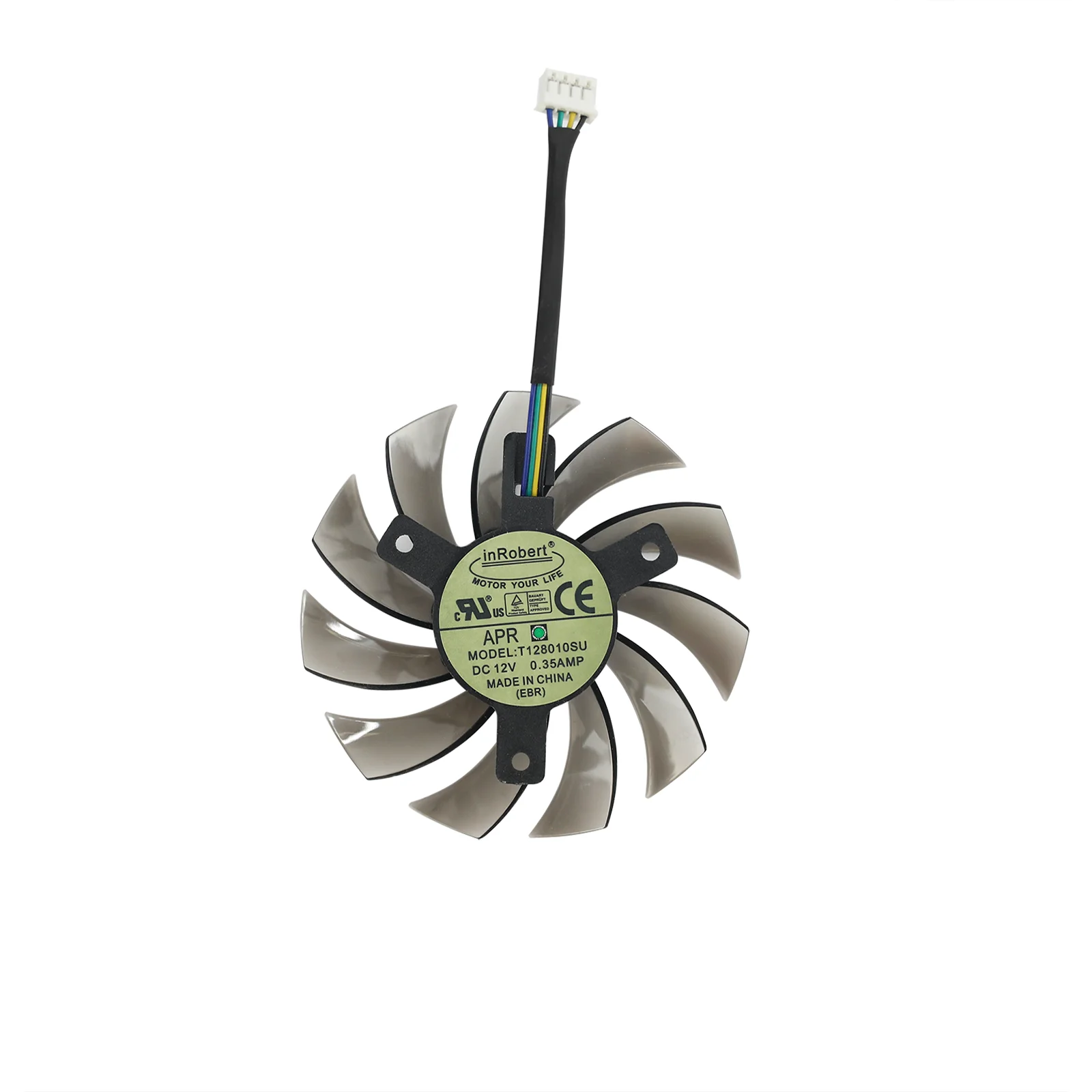 Фото Вентилятор видеокарты для Gigabyte GeForce GTX 570 660 670 680 760 770 560Ti 580Ti 780Ti R9 780 GTX 290 75 мм T128010SU вентилятор графического процессора №3