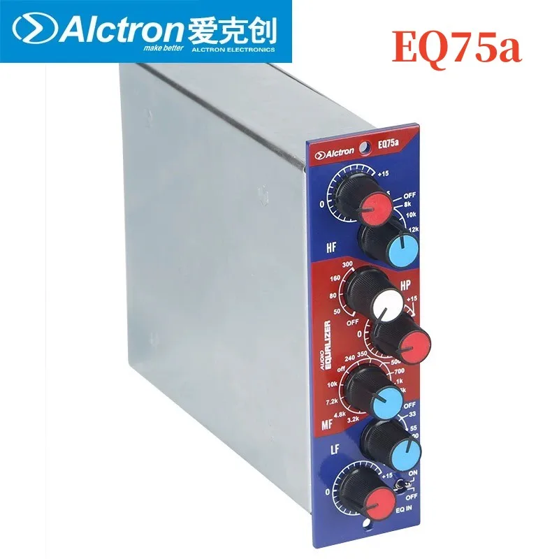 

Alctron EQ75a 500 series rack Microphone/Instrument Preamplifier for stage performance, equalizer