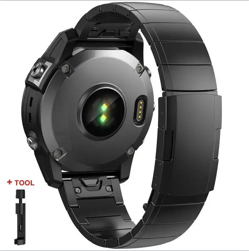 Premium Titanium Quickfit Watch Strap - 26mm/22mm Metal Release Band