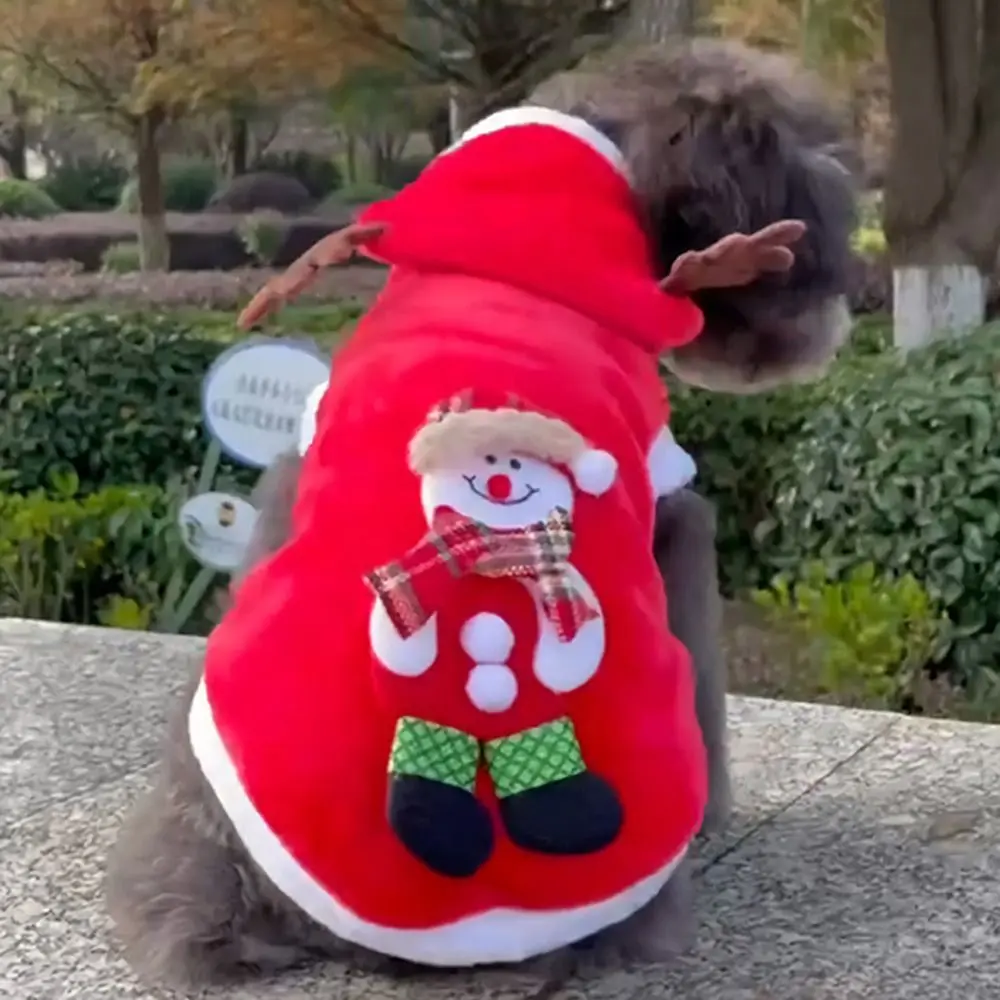 작은 개와 고양이를 위한 따뜻한 가을 겨울 후드티 강아지 크리스마스 애완동물 의류 강아지 코스튬 강아지 점프슈트 강아지 옷