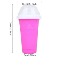 Tasse à neige fondante surgelée de 300ML, tasses à pincer d'été pour Smoothies faits maison, jus de crème glacée, outil de cuisine à presser d'été 6