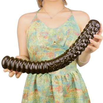 S/M/L Super Long Double Headed Dildo Collection Female Dragon Anal Whip Penis Realistic Dilldo Expander Lesbian Gay Sex Products 2