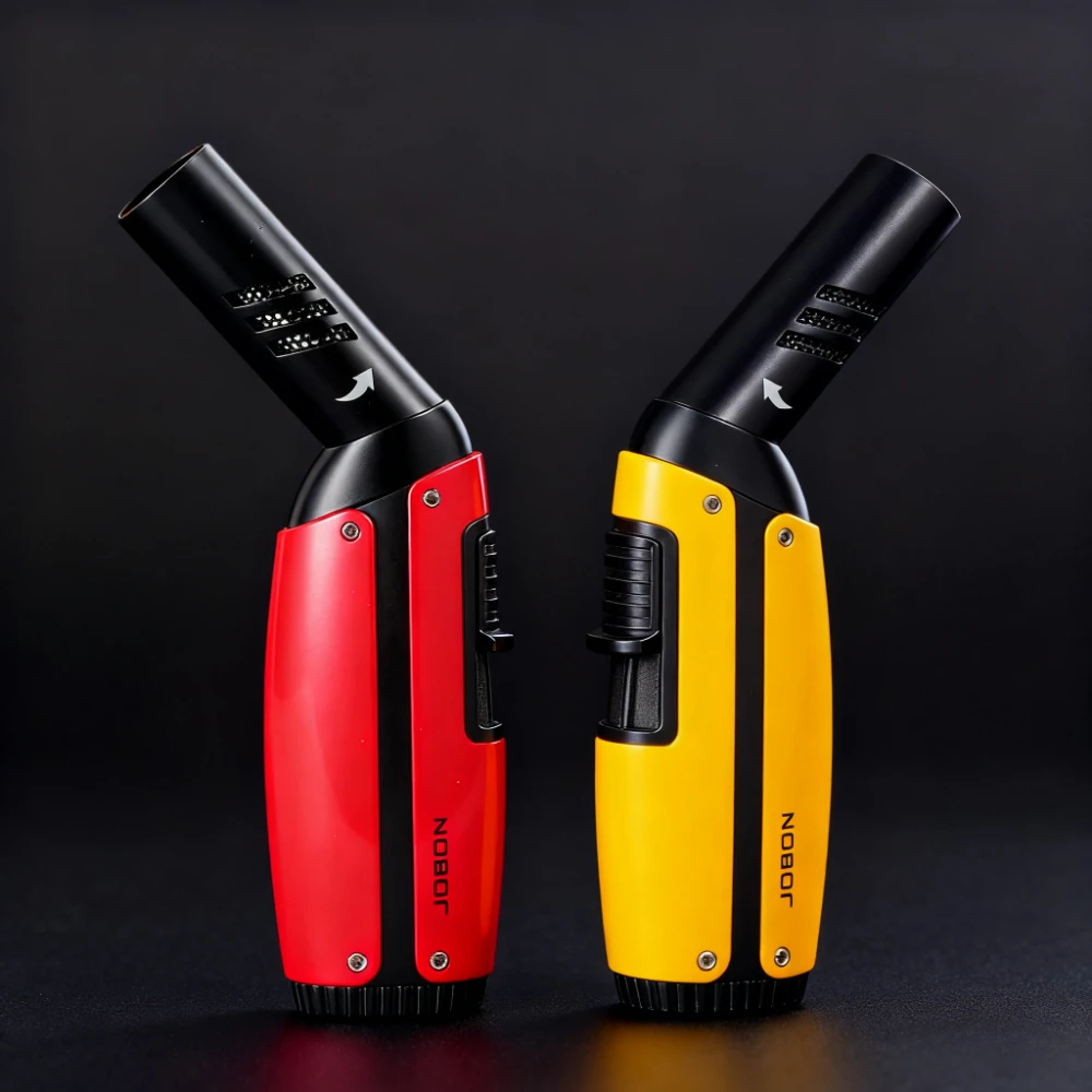 Jobon Straight At Windproof Inflatable Lighter Cigar Kitchen Baking ...
