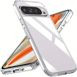 Crystal Clear TPU Shockproof Phone Case - Transparent Protective Cover - Google Pixel 8 Pro (Transparent)