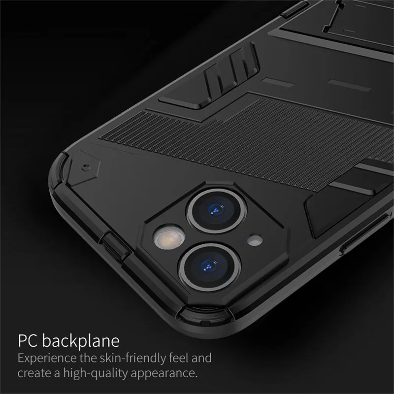 For Funda iPhone 15 Case iPhone 15 Plus 15 Pro Max Cover Housing Armor PC  TPU Shockproof Protective Silicone Phone Back Cover