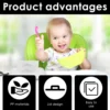 2 Pcs Wipes Dispenser Portable Baby Wipe Storage Box Case Sealing Design Lids Container Heart Shaped Lid Adult Reusable 4