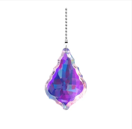 Crystal Sun Catcher Rainbow Maker Prism Hanging Chain Window Home Decor Ornament