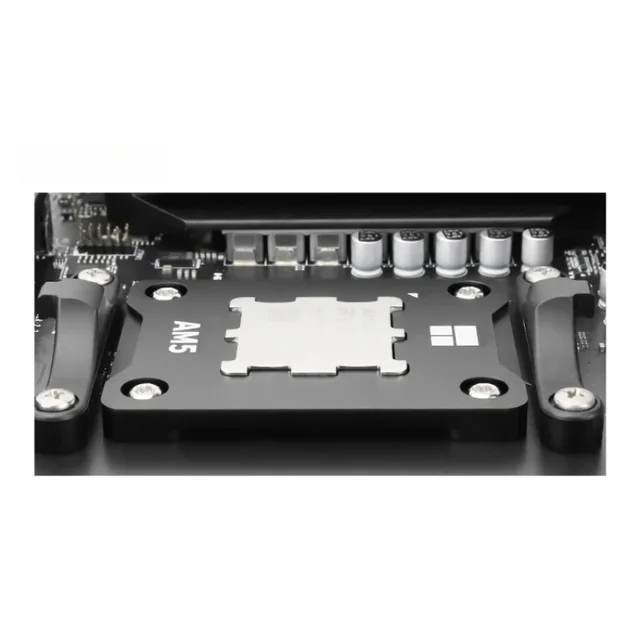 AM5 Secure Frame Black | Anti-Bending Fixing Frame Per CPU AM5 | Lega Alluminio, Installazione Semplice - Foto 9