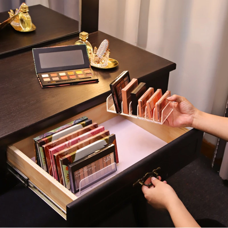 Acrylic Compact Eyeshadow Palette Organizer display Tray Storage Box makeup organizer makeup storage box cosmetic storage box storage box Cosmetics Rack Makeup Tools Holder Drawer Organizer 7 Grids