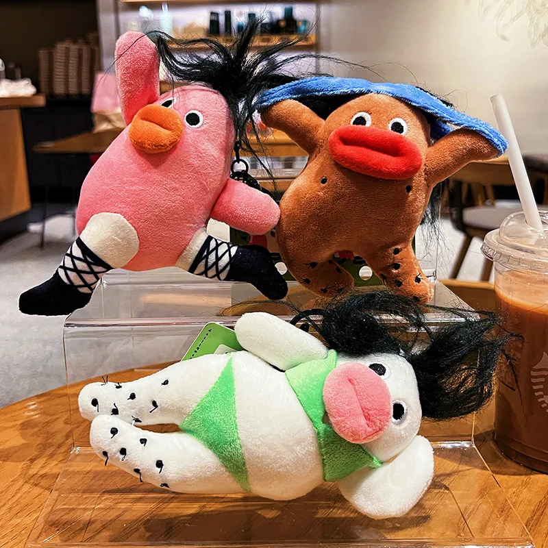 面白いソーセージのぬいぐるみキーホルダー,バッグ用のかわいい