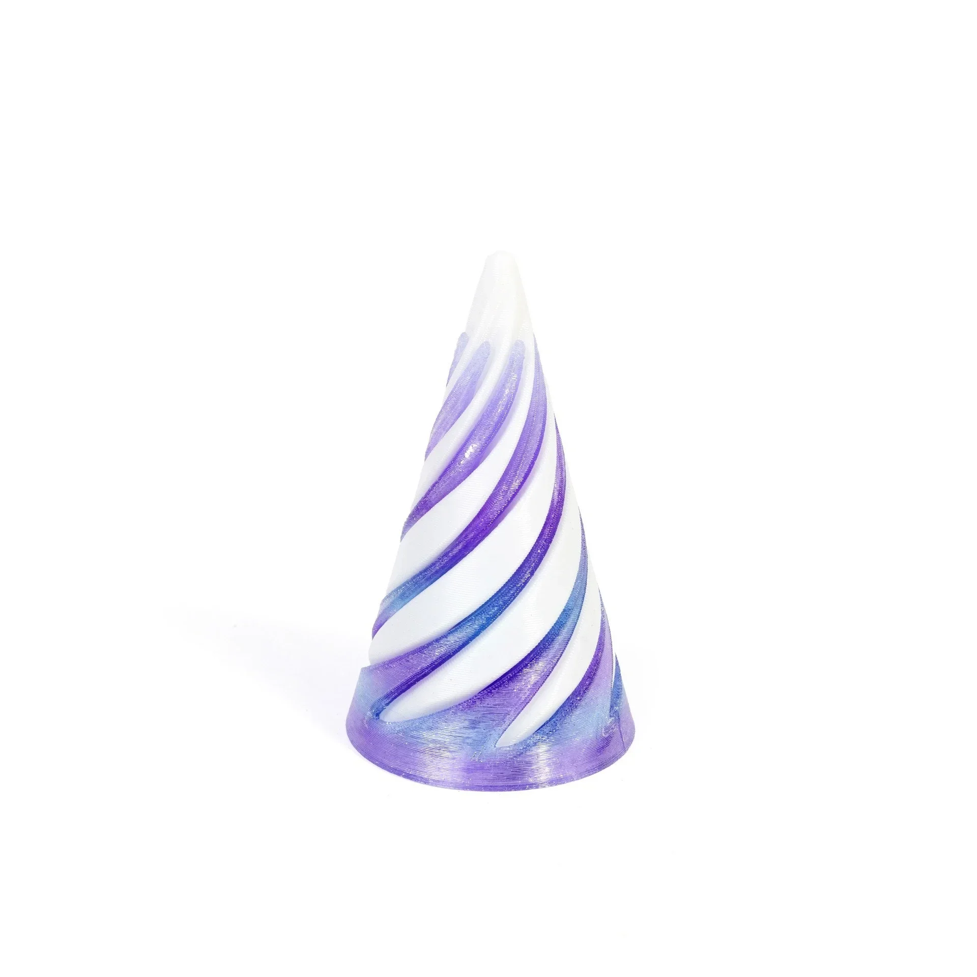 Impossible Pyramid Passthrough 3D Printing Sculpture Helix Screw Fidget Toy Spiral Cone Decompression Decorative Ornaments