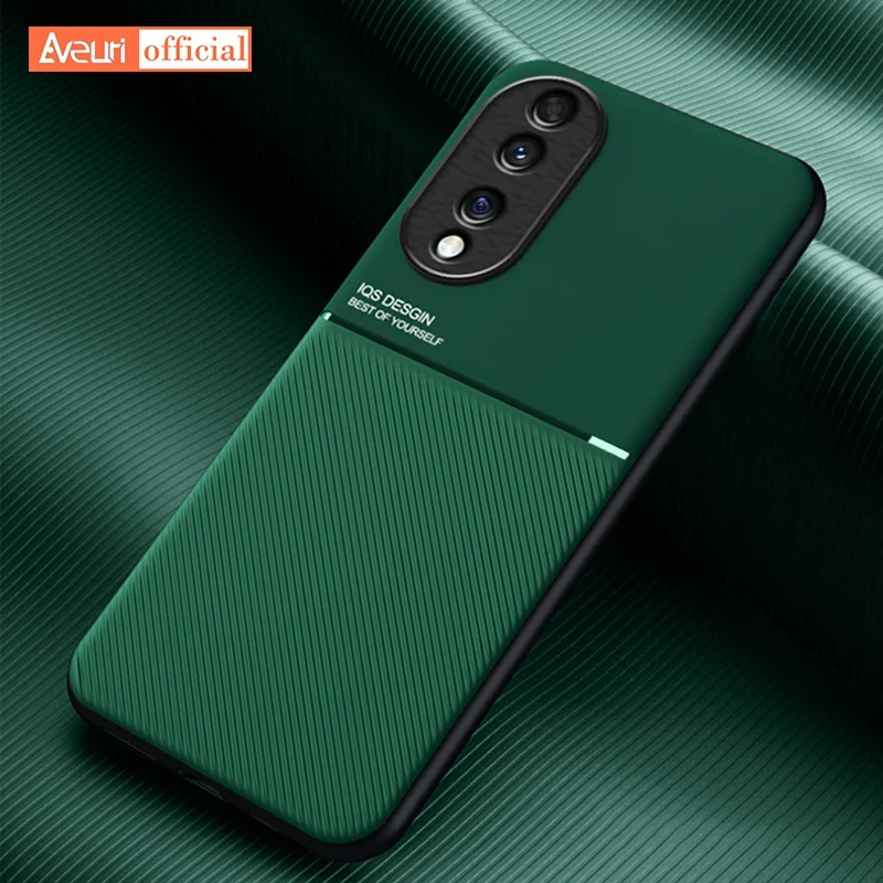 Luxus matte Handyhülle Für Honor 50 60 70 Pro Cover PU Leder Silikon Hülle Für Honor View 20 30 Pro Plus 20S 20E 30S _voghion.com