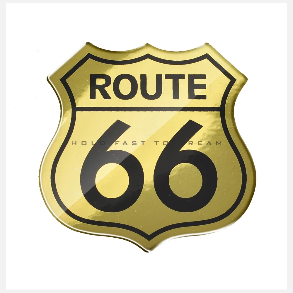 3D ڵ Ÿϸ ƼĿ, ̱,  ROUTE 66  ΰ,  ũ е, Į ƼĿ