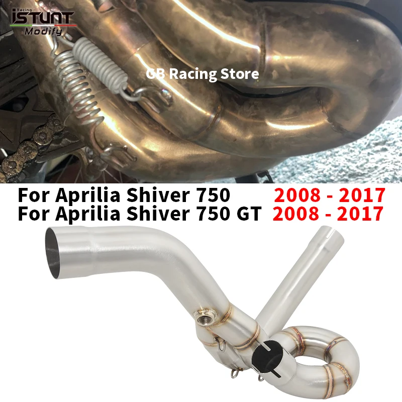 For Aprilia Shiver 750 2008 to 2016 2017 SL 750 SL750 / GT Shiver 750 Motorcycle Exhaust Mid Link Pipe Connect Original Muffler