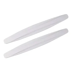 Universal Anti - Collision Car Door and Bumper Protector Set - 2 - Pack Rubber Guard Strips (WHITE)