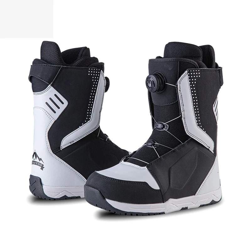 

2022 Ski Shoes Women Snow Boots Fleece Warm Outdoor Sports Boots Skiing Shoes Windproof Waterproof Snowboard Cotton Shoes