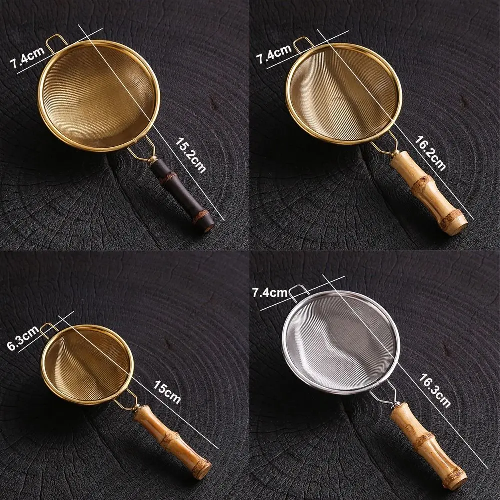 New Stainless Steel Matcha Sifter Easy to Clean Rust-Proof Fine Mesh Strainer Small Very Fine Mesh Food Sifters for Kitchen