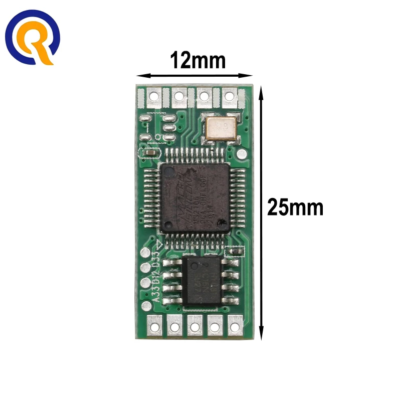 Module de conversion AV vers USB pour FPV connecté à un câble AV, prêt à numériser le signal analogique.