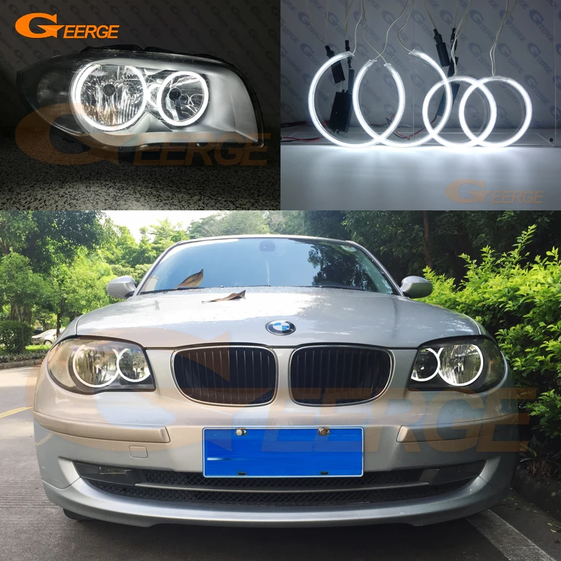 Faro delantero ultrabrillante para coche, anillo de de Ojos Ángel para BMW Serie 1, E81, E82, E87, E88 - AliExpress