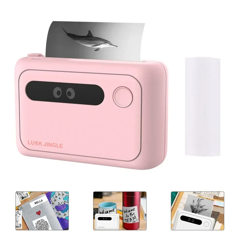 GlowMart80mm Portable Thermal Printer Mini Photo For Mobile Android iOS Phone 3 inch Pocket Machine L3