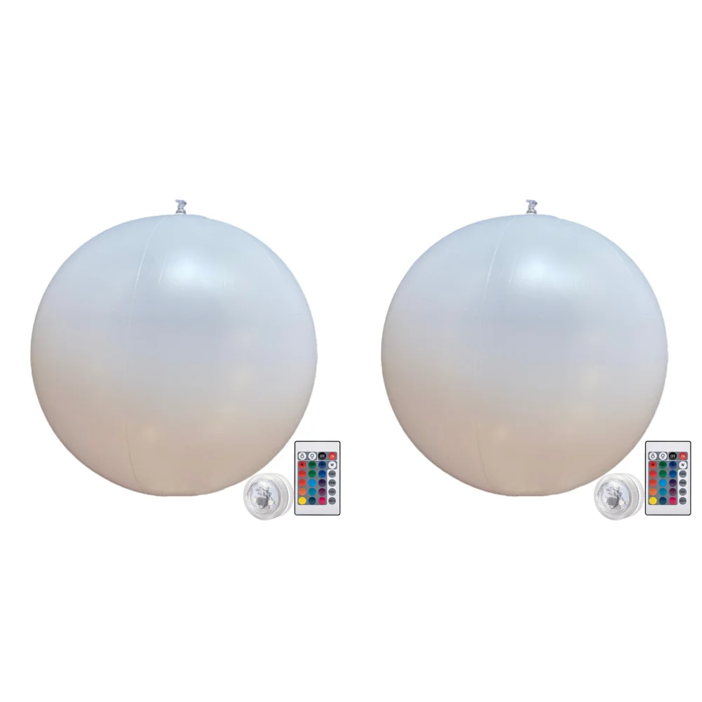 LED Wasserball Mit Fernbedienung - 38cm Leuchtball Für Pool & Strand