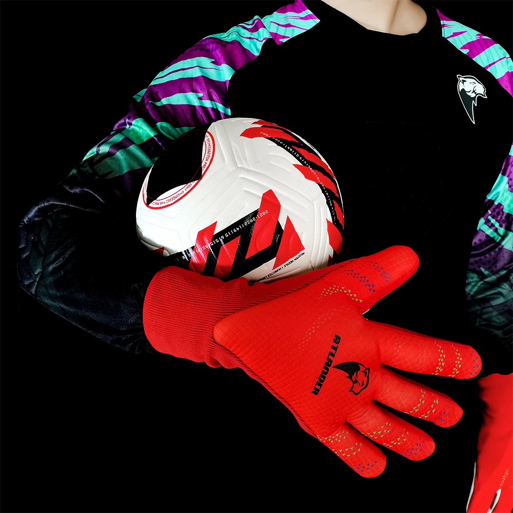 Professionelle Fußball-Torwarthandschuhe, Latex, verdickter Schutz, Erwachsene, Kinder, Torwart, Kinder, Teenager, Torwart-Fußballhandschuhe – Detail 34