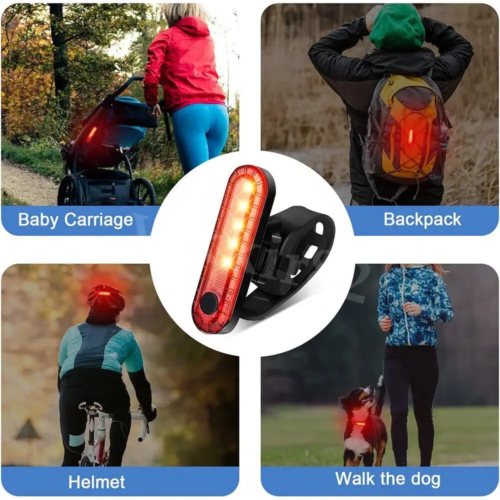 Waterproof LED USB Taillight for Cycling Safety