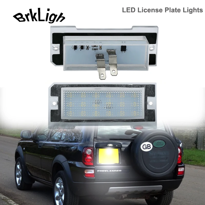 

1Pcs Canbus LED License Plate Light For Land Rover Freelander MK1 L314 1997-2006 Car Rear Number Plate Lamps White OEM#XFC100540