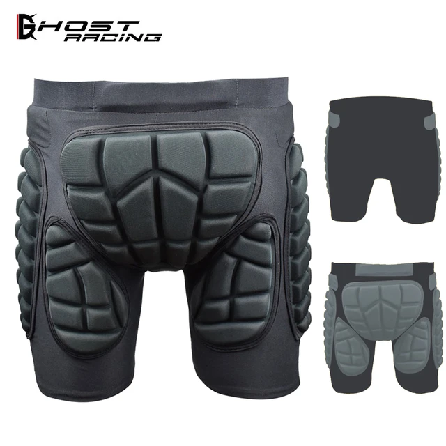 Motorcycle Pants with Armor, Hockey Knight Gear, Protective Pads for Hips,  Legs, Suitable for Motocross, Racing Sports (Trousers-M) Black