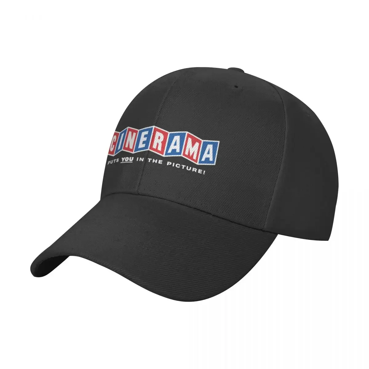 

Vintage Cinerama - 'Puts YOU In The Picture' (White) Baseball Cap Visor Brand Man cap birthday New In The Hat Men's Caps Women's
