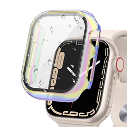 Vibrant Protective Watch Case with Built - in Tempered Glass for 44mm (Color)