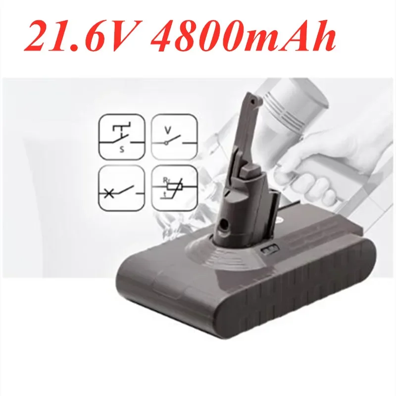 

New 21.6V Battery For Dyson V8 Absolute /Fluffy/Animal/ Li-ion Vacuum Cleaner rechargeable Batter