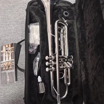 New Professional Trumpet Gold Copper Material with Silver Plating #2025 New