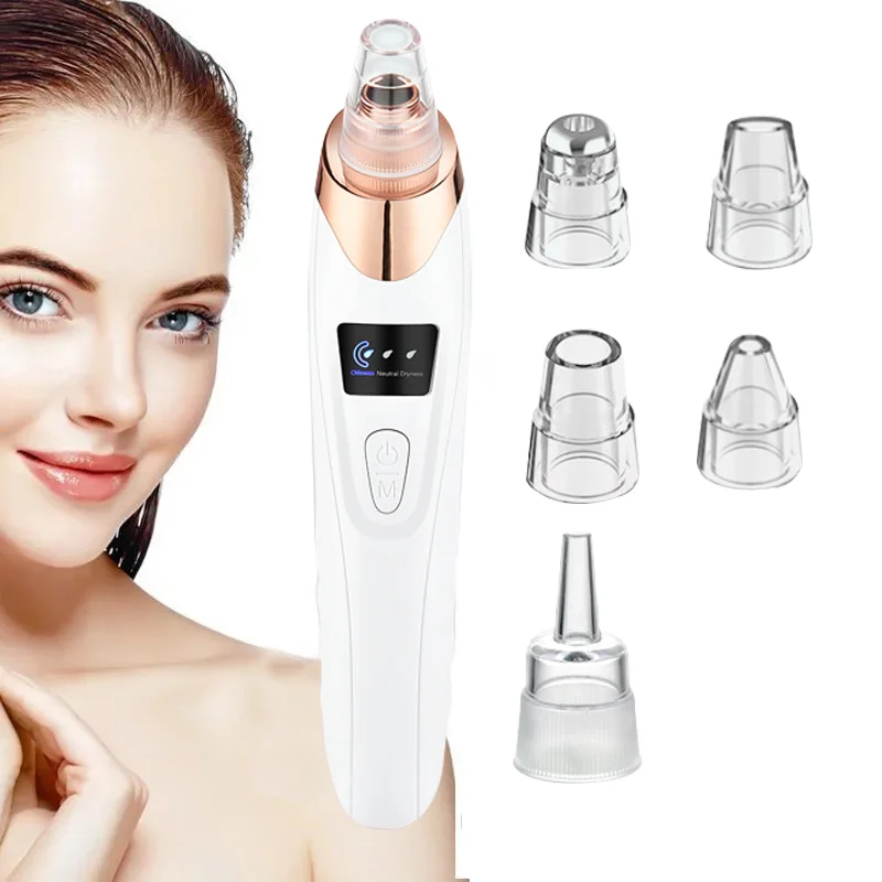 

Electric Face Suction Removal Machine Pore Cleaner Blackhead Vacuum Pimple Black Head Remover
