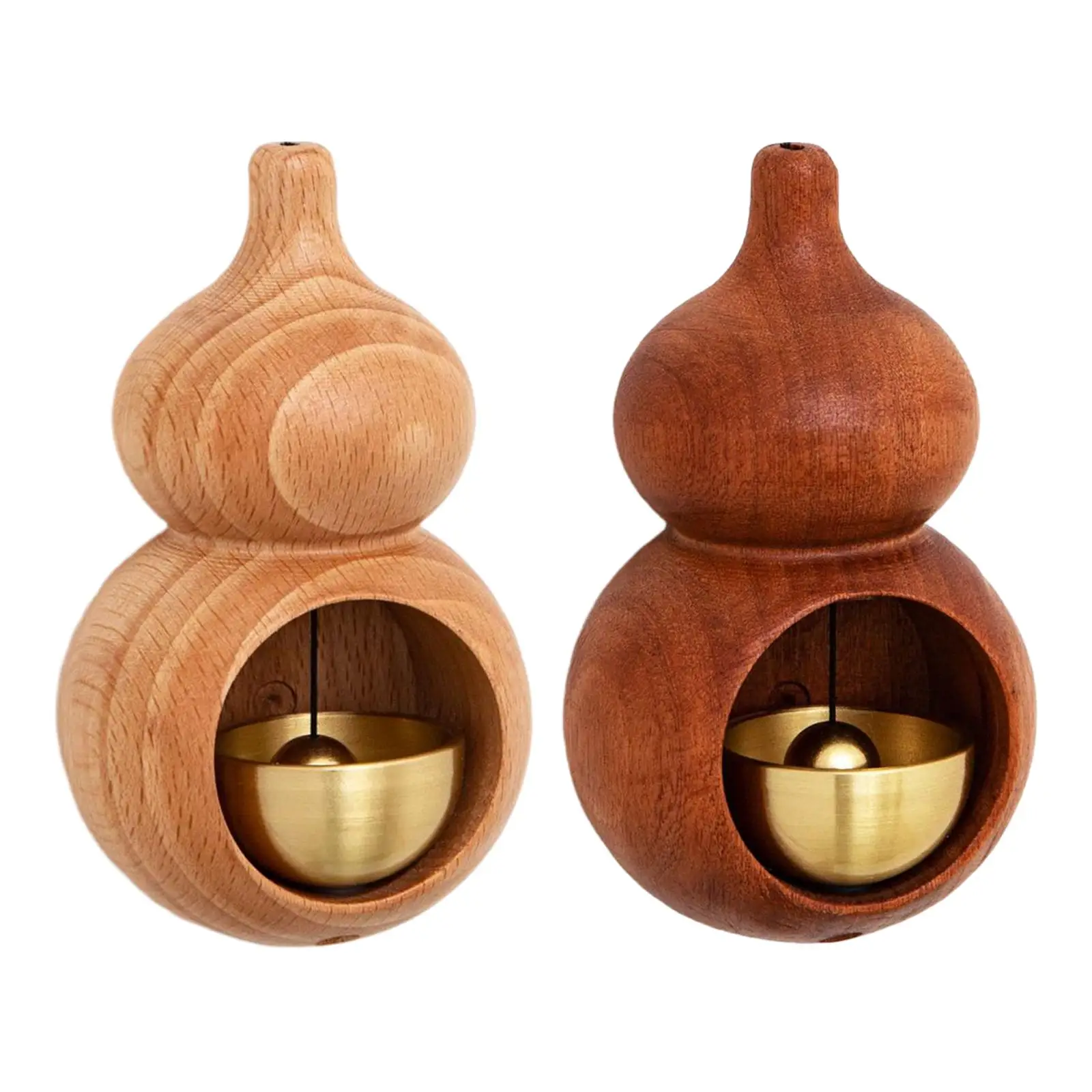 

Shopkeepers Bell Lucky Gourd Gate Bell Chime Entry Doorbells Chime Wood Doorbells for Wardrobe Gate Entering Store Refrigerator