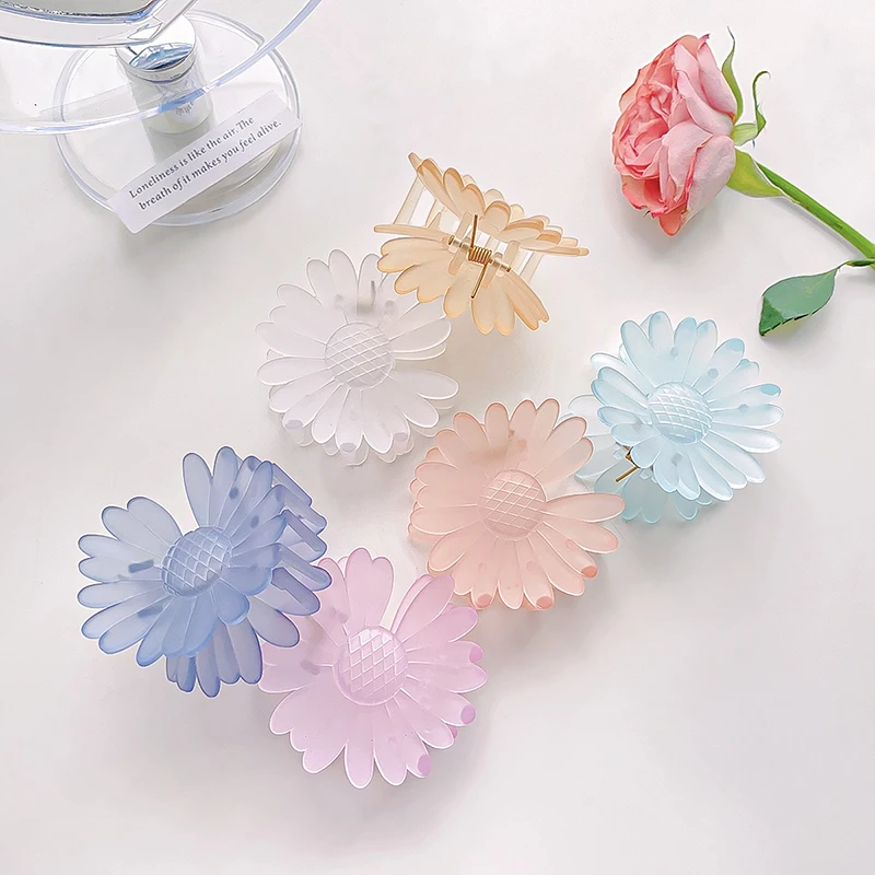2015 Sale 60pcs Mix Styles Big Kawaii Daisy Sunflower Resin Cabochon Snap Hair  Clips Holiday Color Accessories free Gift box - AliExpress