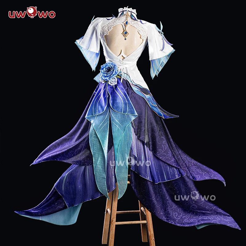 DISPONIBILE UWOWO Costume Cosplay Cantarella dal Gioco Wuthering Waves, Costume da Medusa Cantarella con Ombrello, Costume di Halloween - immagine 3