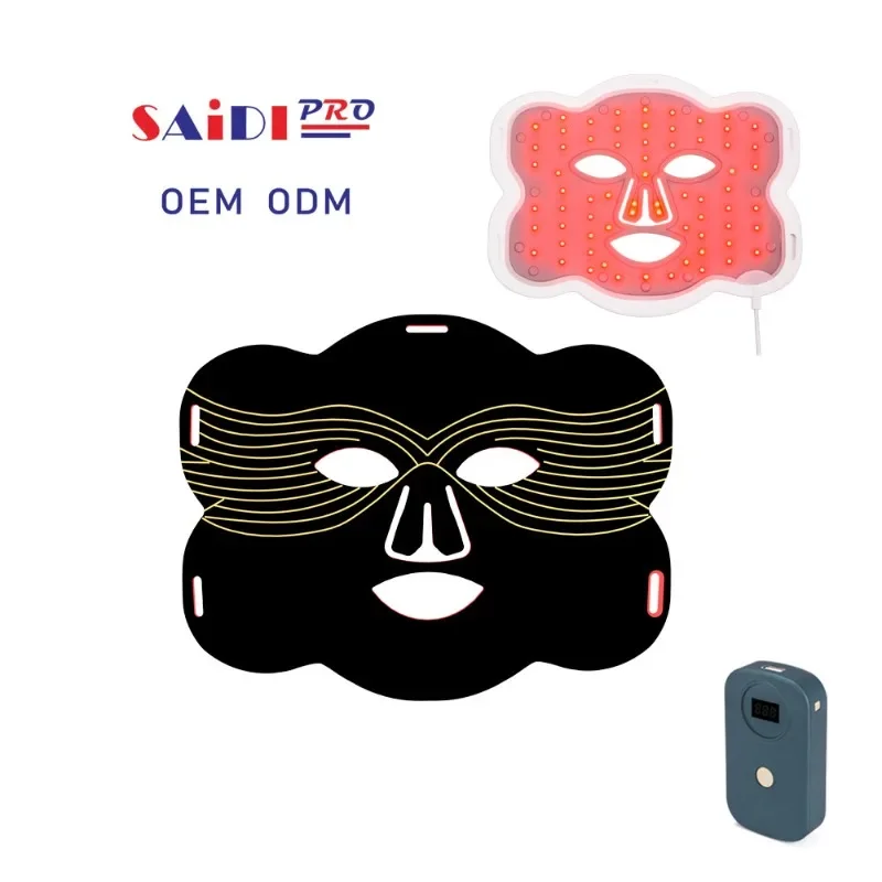 

Infrared Led Face Skin Care Facial Mask Red Silicone Led Face Mask