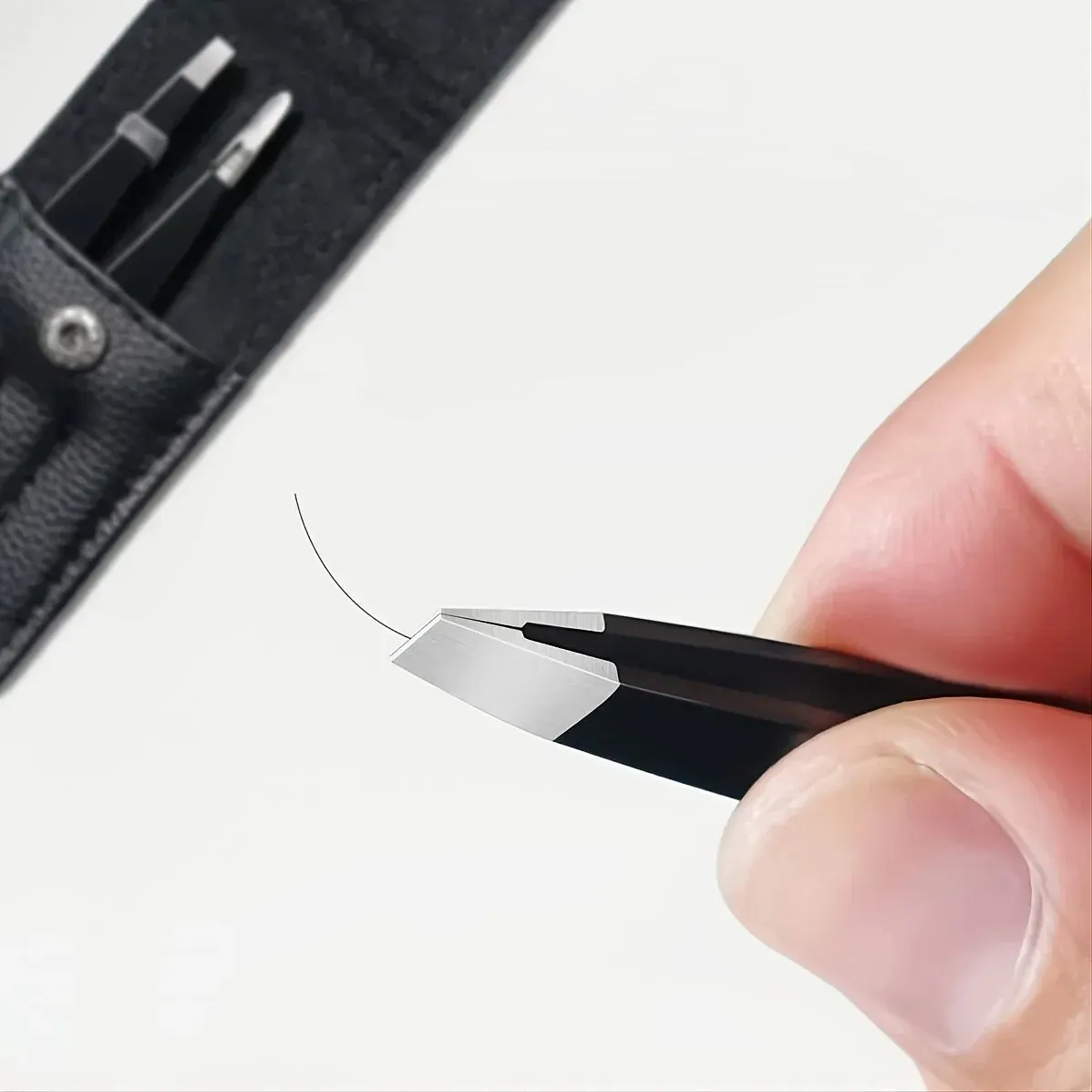 Tweezers Set 3-4pcs Stainless Steel Eyebrow Precision Sharp Tip for Body Ingrown and Facial Hair Removal