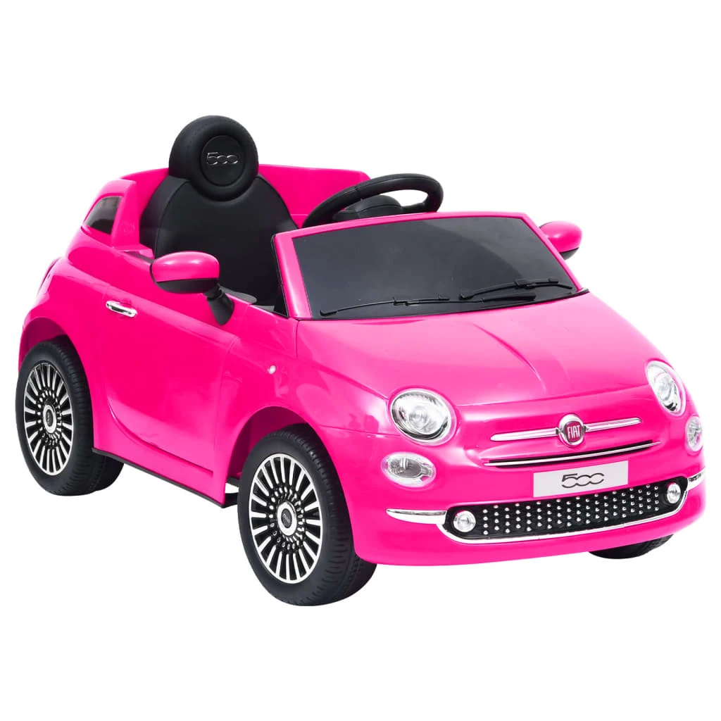VidaXL elektryczny samochód dla dzieci Fiat 500 różowy| | - AliExpress