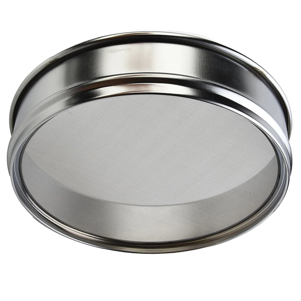 20cm Chrome Mesh Sieve for Sample Inspection 4 Mesh and 600 Mesh Stainless Steel Test Sieve for Laboratory and Industrial Use